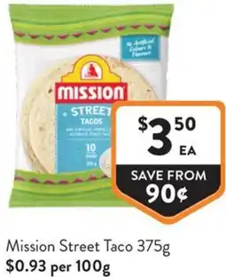 Foodworks Mission Street Taco offer
