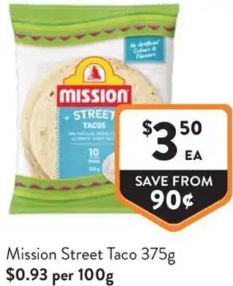 Foodworks Mission Street Taco offer