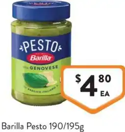 Foodworks Barilla Pesto offer