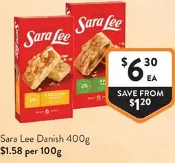 Foodworks Sara Lee Danish offer