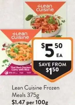 Foodworks Lean Cuisine Frozen Meals offer