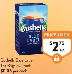 Foodworks Bushells Blue Label Tea Bags offer