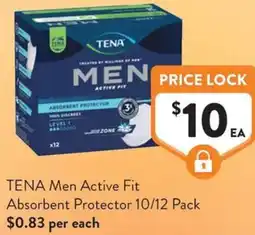 Foodworks Tena men active fit absorbent protector offer