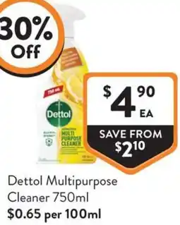 Foodworks Dettol Multipurpose Cleaner offer