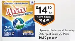 Foodworks Dynamo Professional Laundry Detergent Discs offer