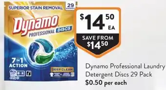 Foodworks Dynamo Professional Laundry Detergent Discs offer