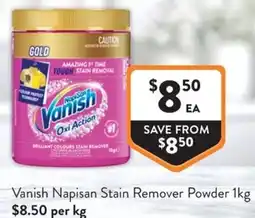 Foodworks Vanish Napisan Stain Remover Powder offer
