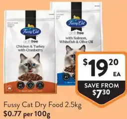 Foodworks Fussy Cat Dry Food offer