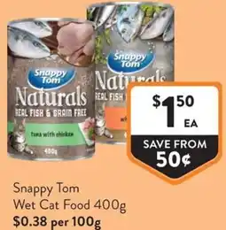 Foodworks Snappy Tom Wet Cat Food offer