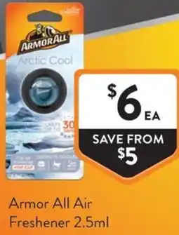Foodworks Armor All Air Freshener offer