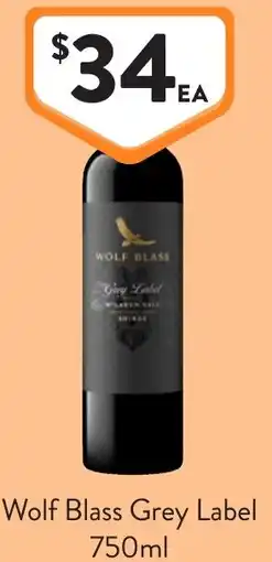 Foodworks Wolf Blass Grey Label offer