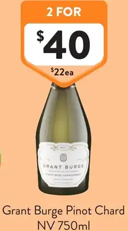 Foodworks Grant burge pinot chard nv offer