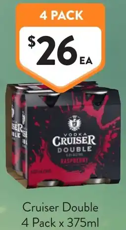 Foodworks Cruiser Double offer