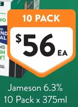 Foodworks Jameson 6.3% offer
