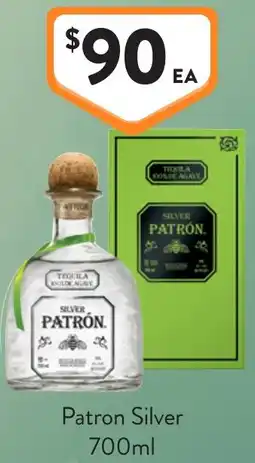Foodworks Patron Silver offer