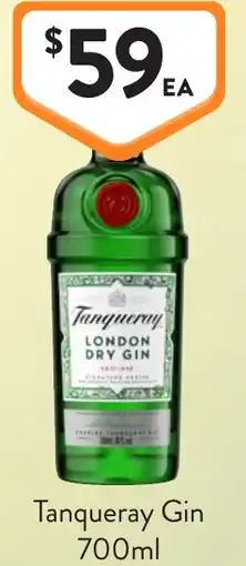 Foodworks Tanqueray Gin offer