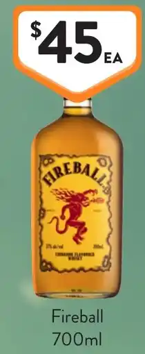 Foodworks Fireball offer