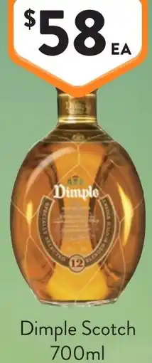 Foodworks Dimple Scotch offer