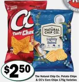 Friendly Grocer The Natural Chip Co. Potato Chips & CC's Corn Chips offer