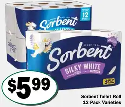 Friendly Grocer Sorbent Toilet Roll offer