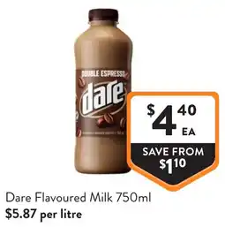 Foodworks Dare Flavoured Milk offer