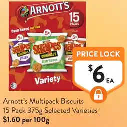 Foodworks Arnott's Multipack Biscuits offer