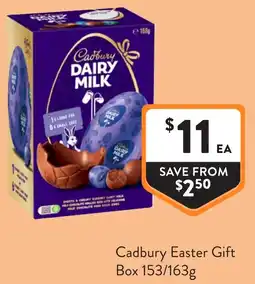 Foodworks Cadbury Easter Gift Box offer