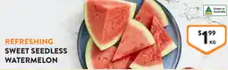 Foodworks Sweet seedless watermelon offer