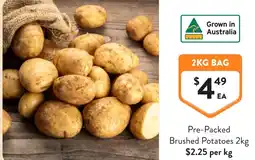 Foodworks Brushed Potatoes offer
