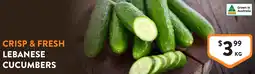 Foodworks Crisp & fresh lebanese cucumbers offer