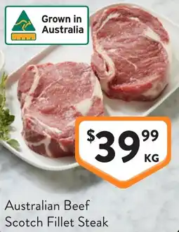 Foodworks Australian Beef Scotch Fillet Steak offer