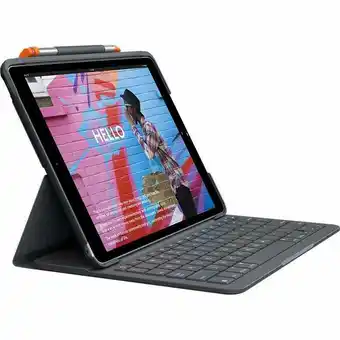 JB Hi-Fi Logitech Slim Folio Keyboard Case for iPad 10.2" [7th/8th/9th Gen] (Graphite) offer