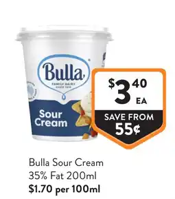 Foodworks Sour Cream offer