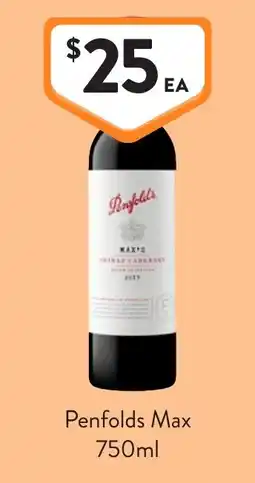 Foodworks Penfolds Max offer