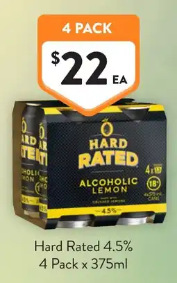 Foodworks Hard Rated 4.5% offer