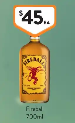 Foodworks Fireball offer