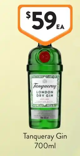 Foodworks Tanqueray Gin offer