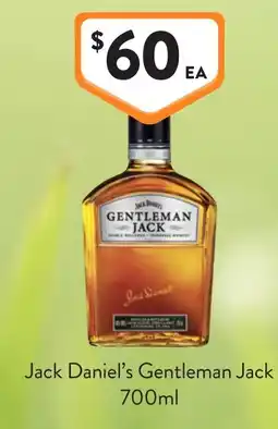Foodworks Jack Daniel's Gentleman Jack offer