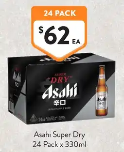 Foodworks Asahi Super Dry offer
