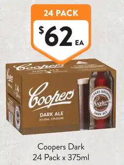 Foodworks Coopers Dark offer