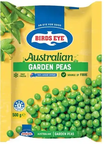 IGA Birds Eye Australian Garden Peas offer