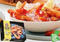 IGA Sea Harvest Cooked Medium Endeavour Exmouth Prawns offer