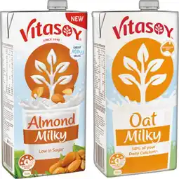 IGA Vitasoy Oat or Almond Milky Long Life Milk 1 Litre offer