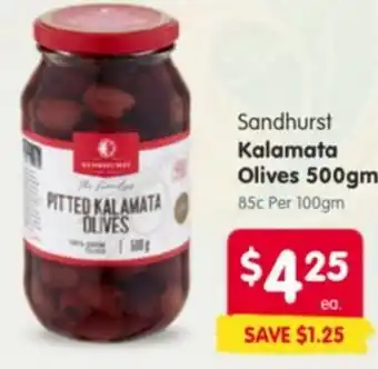 Spar Sandhurst Kalamata Olives offer