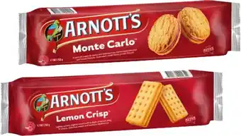IGA Arnott’s Cream Biscuits 200‑250g Selected Varieties offer