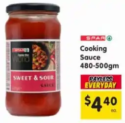 Spar Cooking Sauce offer