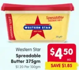 Spar Western Star Spreadable Butter offer