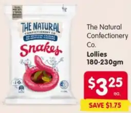 Spar The Natural Confectionery Co. Lollies offer