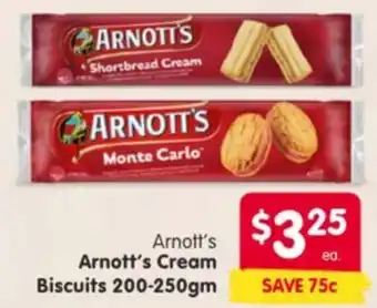 Spar Arnott's Cream Biscuits offer