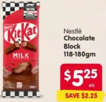 Spar Nestlé Chocolate Block offer